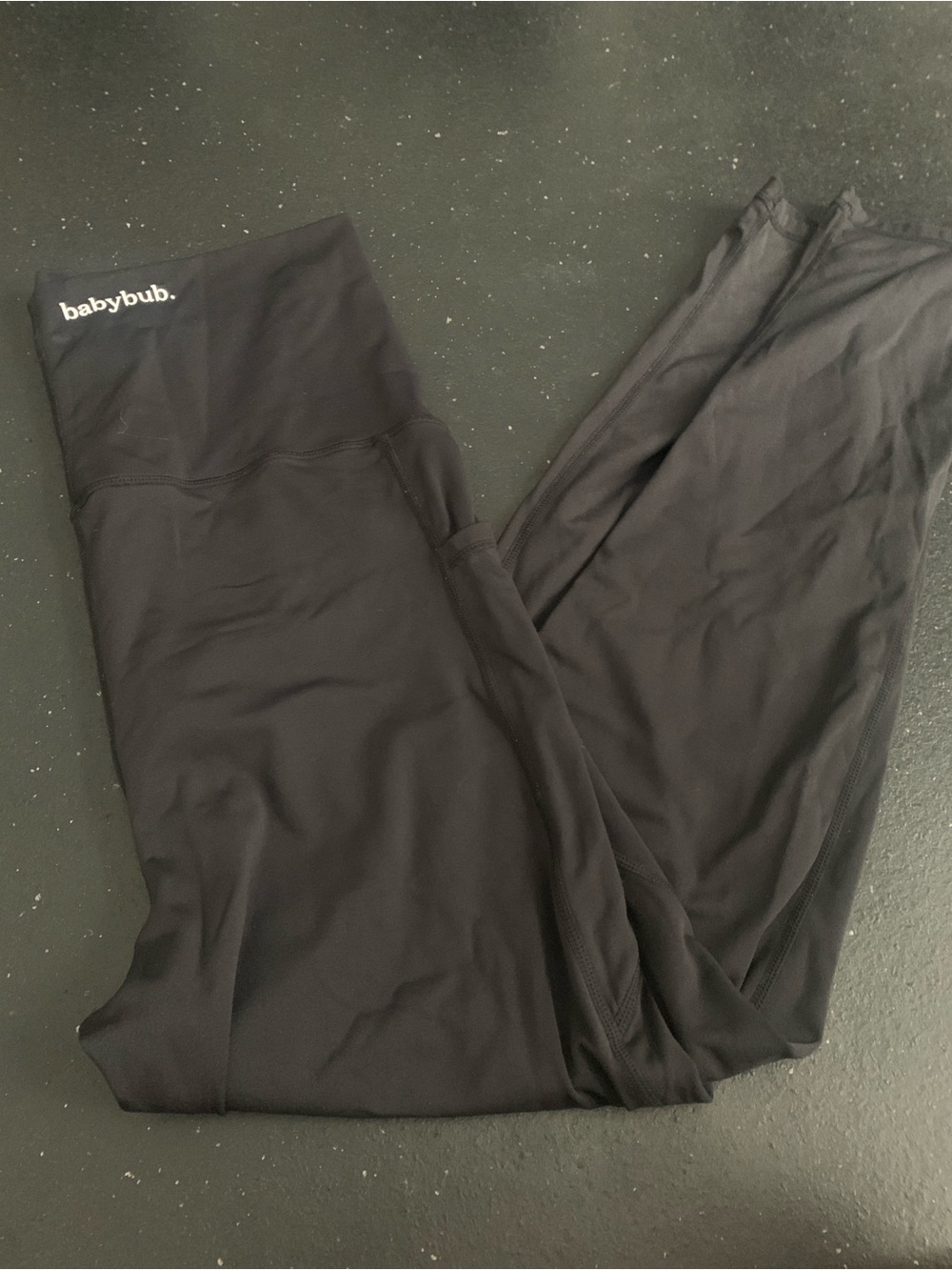 BabyBub Maternity Black Maternity Leggings - large - Picture 4 of 4